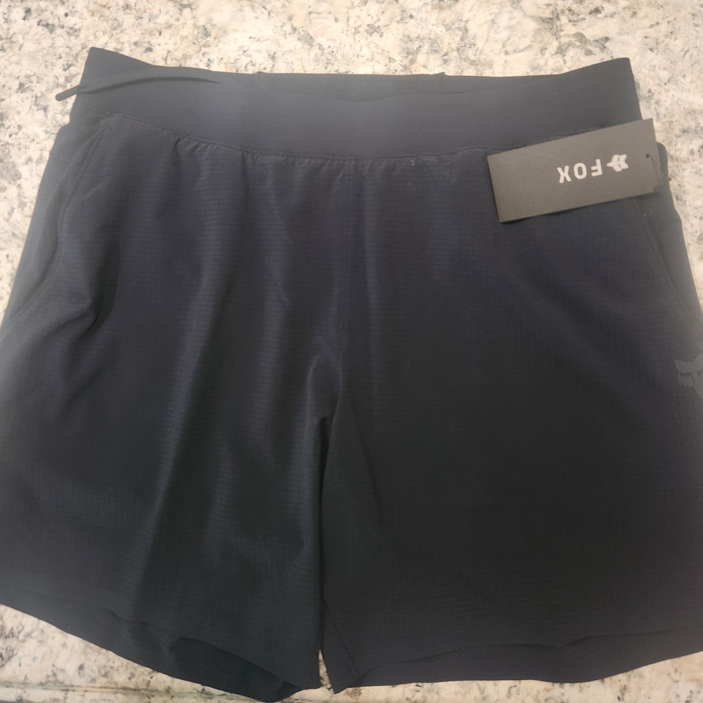 Fox Men's Navy Blue Athletic Shorts